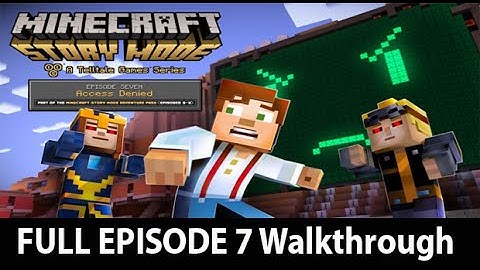 Minecraft Story Mode Episode 7 Full Walkthrough NO Commentary w/ Ending