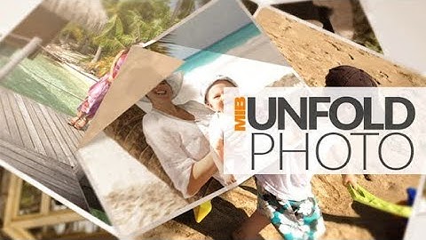 Folding & Unfolding Photos Slideshow (Best After Effects Projects)
