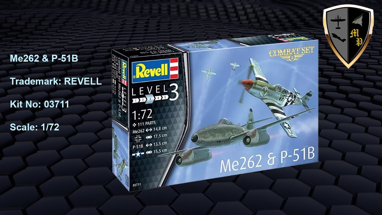 Messerschmitt Me262 & P51B Mustang - Revell 1/72