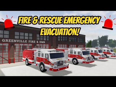 Greenville, Wisc Roblox l FireFighter Emergency Rescue Update Roleplay