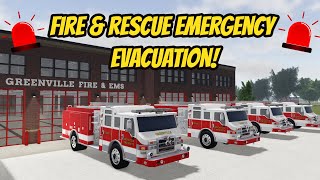 Greenville, Wisc Roblox l FireFighter Emergency Rescue Update Roleplay