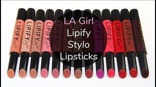 LA GIRL Lipify Stylo Lipsticks: Live Swatches & Review