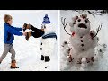 60 самых сумашедших идей для ваших снеговиков
