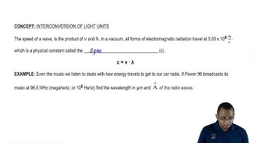 Converting between Wavelength & Frequency