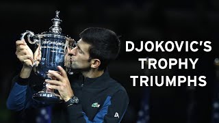 Famous Novak Djokovic's US Open title-winning moments | 3 of 20 record-equalling Grand Slams Net Worth