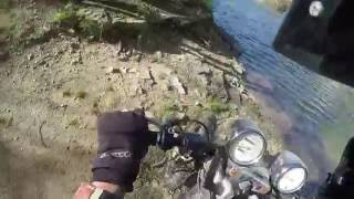 Cruiser Motorcycle offroad!