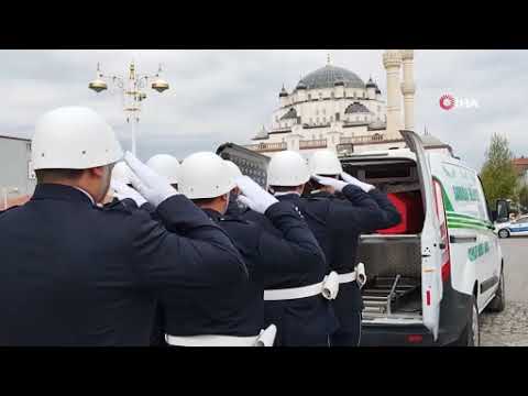 Sivas’ta şehit olan polis memuru için tören düzenlendi