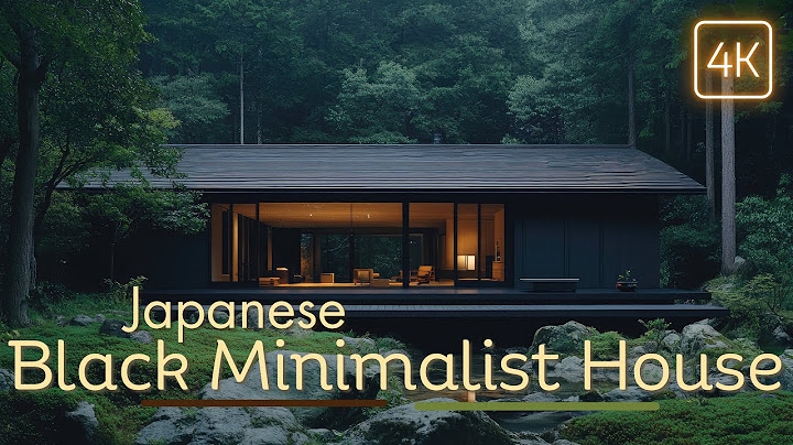 Japanese Black Minimalist House: The Art of Simplicity and Contemporary Architecture