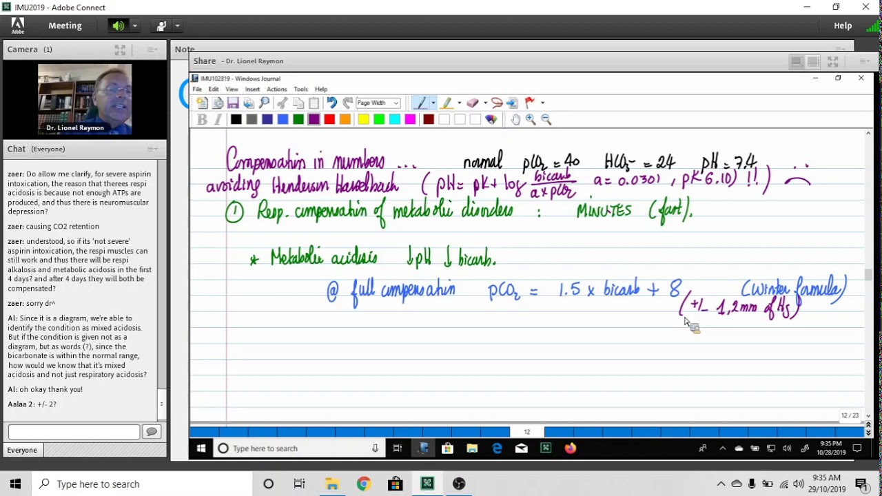USMLE RENAL (part 11) Dr Lionel Raymon - Compensation in numbers - YouTube