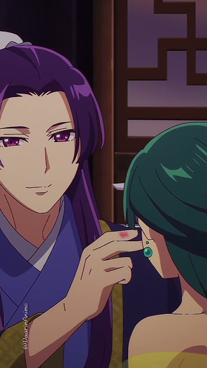 Finally he made her blush😂❤ [The Apothecary diaries] | Daarin Anime