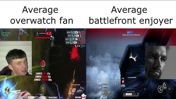 average overwatch fan vs average battlefront II enjoyer