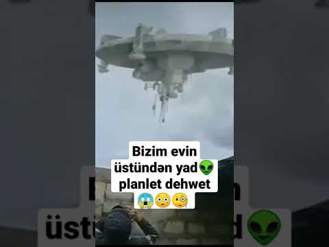 bizim evin üstündə yad👽 planet dehşet 😱👽😲 #yadplanet #keşfet #yutube #azerbaijan