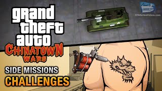 GTA Chinatown Wars - All Challenges (Fast Track, HoboTron, Tattoo