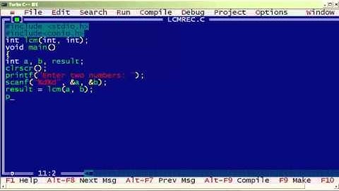 C Program to Find LCM of a Number using Recursion