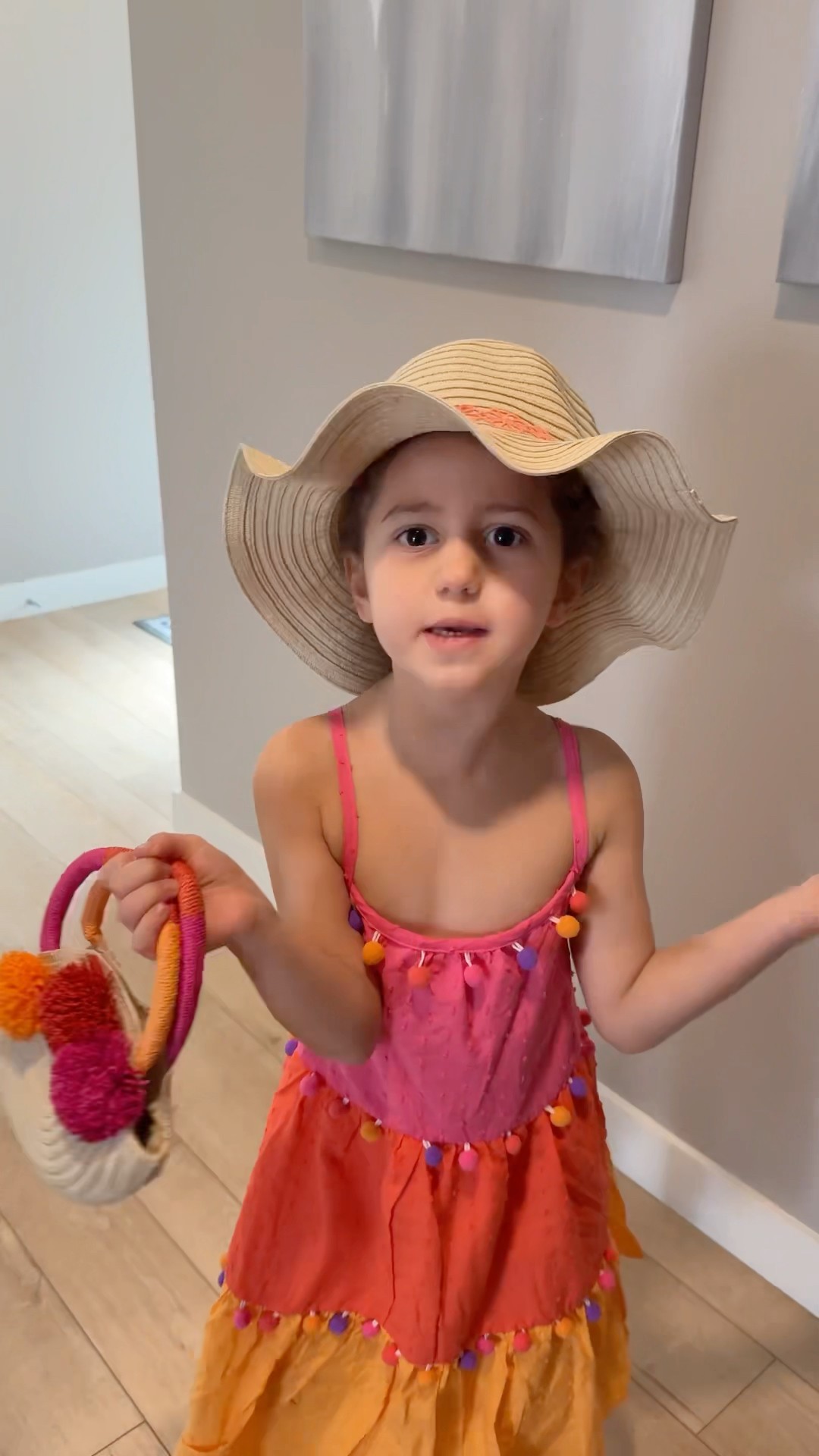 Sierra teaches Rhia to dress weather appropriate and learn season of the year