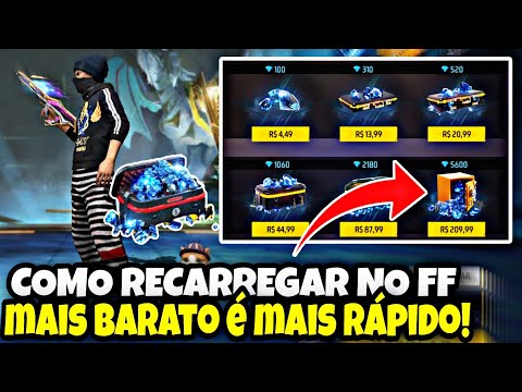 COMO RECARREGAR DIAMANTE NO FREE FIRE ATUALIZADO 2023 ! COMO COMPRAR  DIAMANTE NO FREE FIRE PELO PIX 