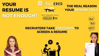 The REAL Reason Your Resume Fails - Recruiters Take 7 Seconds to Screen 1 Resume