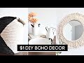 Diy room decor 1 dollar tree diy boho decor anthropologie inspired