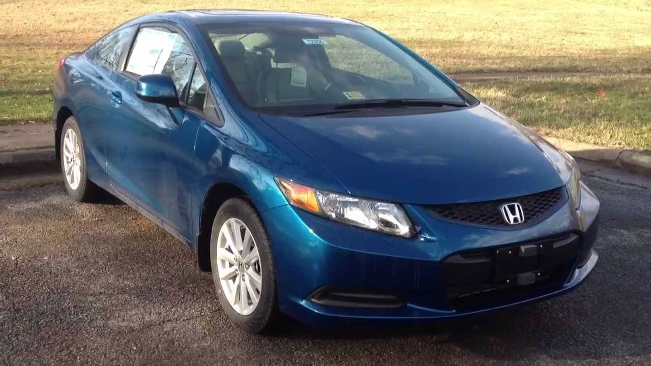 2012 Honda Civic Coupe Manual Review, Walk Around, Start Up & Rev, Test