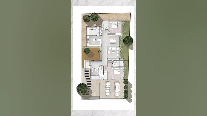 Render FLOOR plan in 1 Minute |NO PHOTOSHOP OR ILLUSTRATOR 🤯 #architecture thumbnail