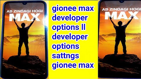 gionee max developer options ll developer options sattngs gionee max