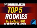 Top 5 Hidden Rookies to Trade for in Madden 26!