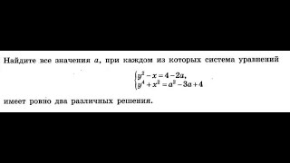 картинка: ЕГЭ профильная математика, задачи с параметрами, задание 6.1