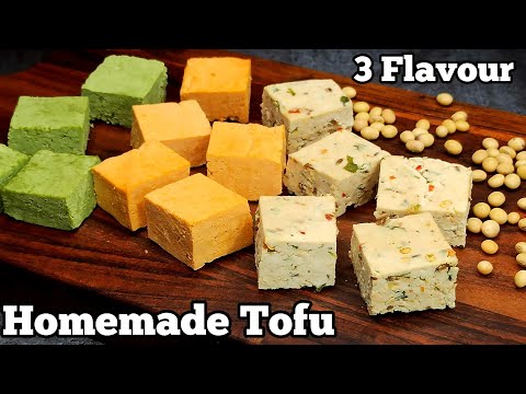 3 Flavour Tofu Recipe  How to Make Tofu at Home l        