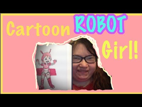 Cute Cartoon Robot Girl Speed Drawing Youtube Cute Cartoon Robot Girl Speed Drawing Youtube