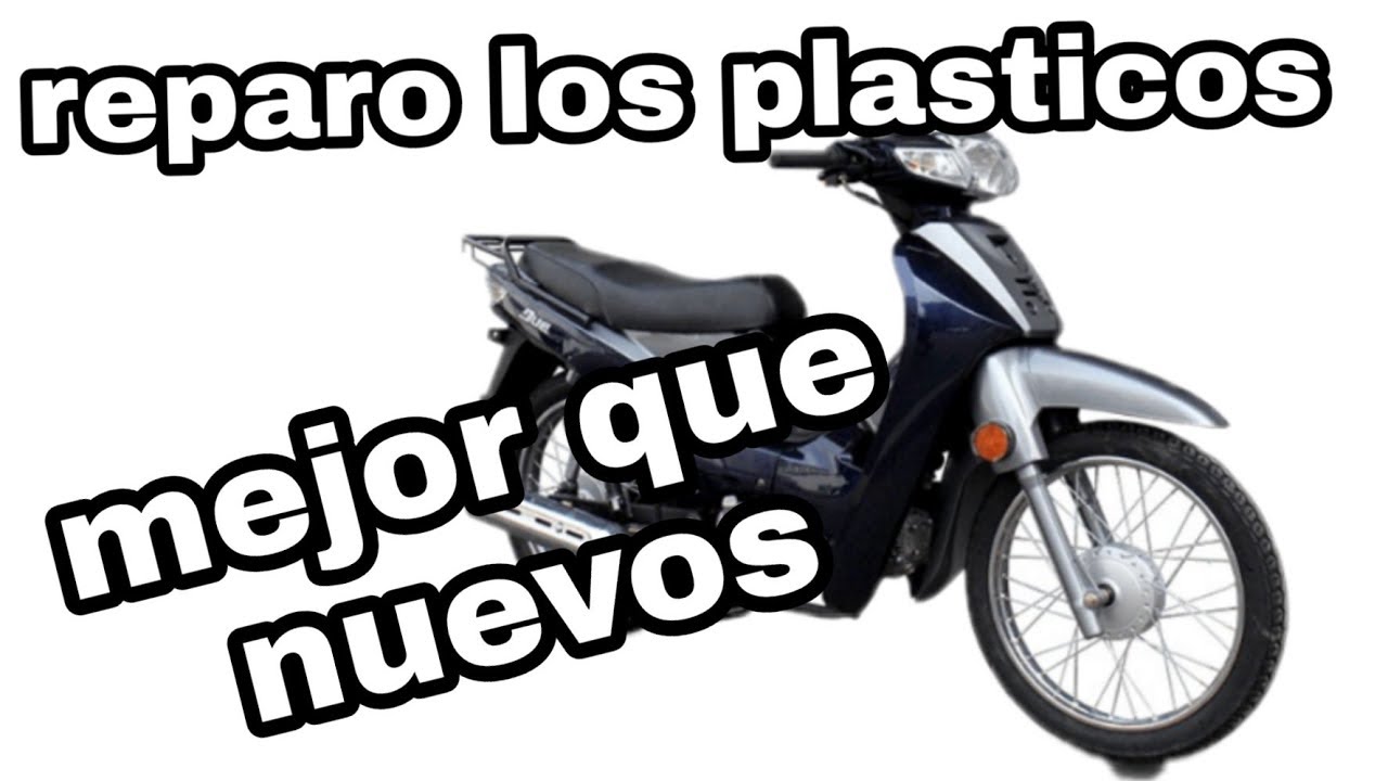 Reparar plasticos moto