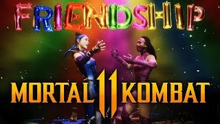 Mortal Kombat 11 - Kitana Friendship w/ Mileena REVEALED! (Aftermath DLC)