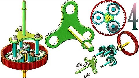 4-Project 25| Planetary Gears System |SolidWorks Tutorial : carrier