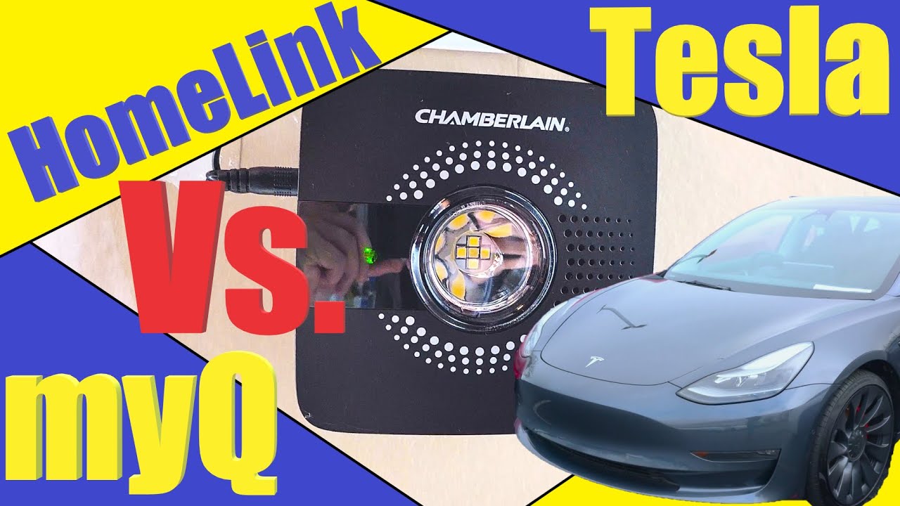 Tesla HomeLink Vs. myQ Smart Garage System Setting Up The myQ In My