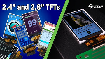 2.4" and 2.8" TFT LCD Displays