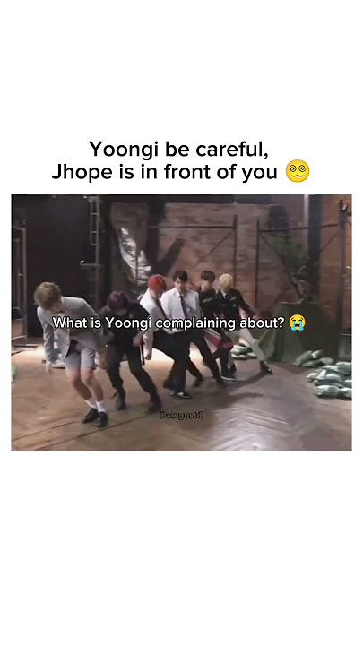 maybe yoongi so done about the choreography 🤣 #bts #suga #dance #dope #behindthescene #funnymoment