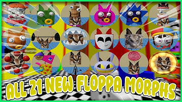 HOW TO FIND ALL NEW 21 FLOPPA MORPHS in FLOPPA MORPHS CIRCUS MAP - Full gameplay - Roblox #roblox
