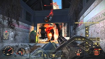 Fallout 4 Behemoth(SWAN) encounter Swans Pond Easy way to kill