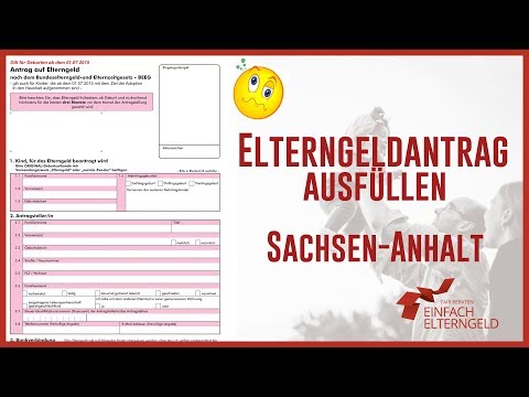 Elterngeld Antrag ausfüllen | Sachsen-Anhalt 2021 - eine Ausfüllhilfe  | Tipps und Hinweise