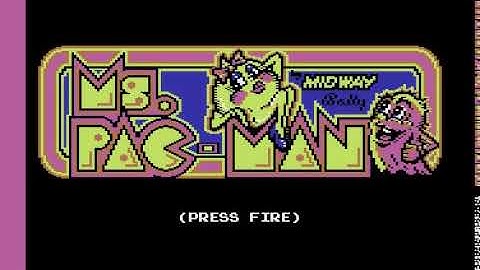 Ms  PACMAN Encore ARCADE version !!! ATARI 800 XL