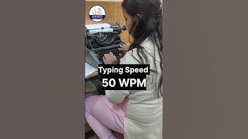 Typing speed test 50 wpm #ssc #typing #excel  #shortfeed