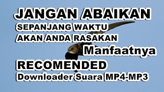 Cara Mudah Download Dan Ubah MP4 Ke MP3 Khususnya Suara Burung Walet Oleh Centra Walet