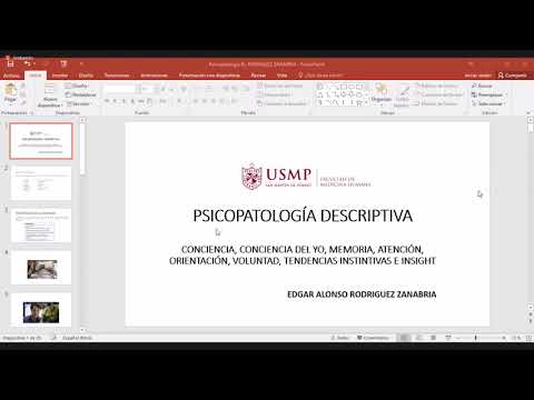 PSICOPATOLOGÍA DESCRIPTIVA - Psiquiatría