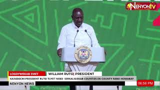 PRESIDENT WILLIAM RUTO OPENS DEVOLUTION CONFERENCE 2025 AT HOMABAY COUNTY
