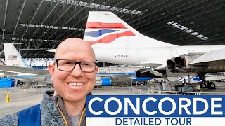 Detailed tour of a British Airways Aérospatiale \/ BAC Concorde