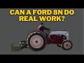 Can The Ford 8N Do Any Real Work? 6ft Heavy Duty Box Blade and 5ft Grading Blade with 1952 Ford 8N