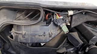 Sprinter 313/316 fűtőmotor előtét ellenálás/heater motor ballast resistance