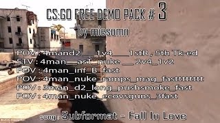 CS:GO FREE DEMO PACK #3 - by miesomn