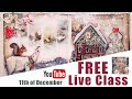 ❄️Art Journaling for Everyone! - Free Online Class #13 ~ ✂️ Maremi's Small Art