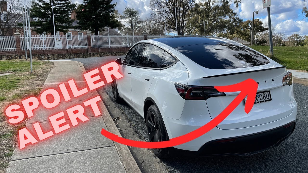 Make your Tesla look better for $100 in 2023 | MODEL Y and 3 SPOILER ...