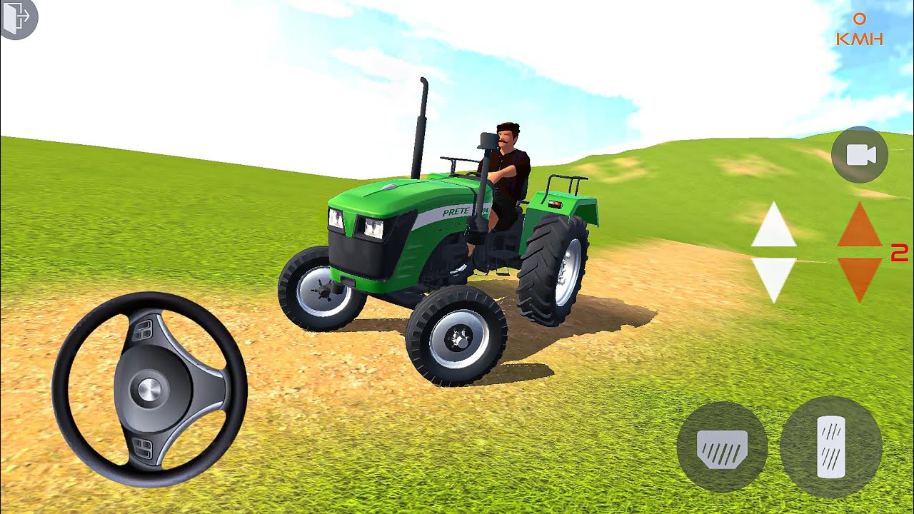 Indian tractor simulator 3d gameplay // tractor wala game video // Android gameplay malayalam